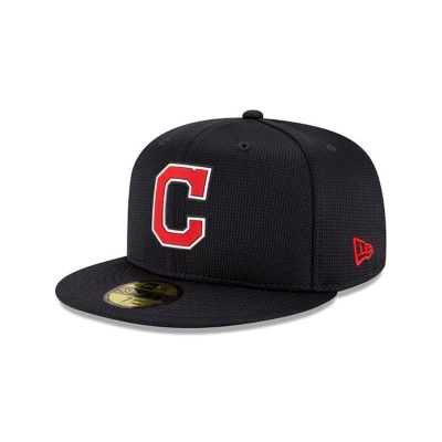 Sapca New Era Cleveland Indians MLB Clubhouse Collection 59FIFTY Fitted - Albastri